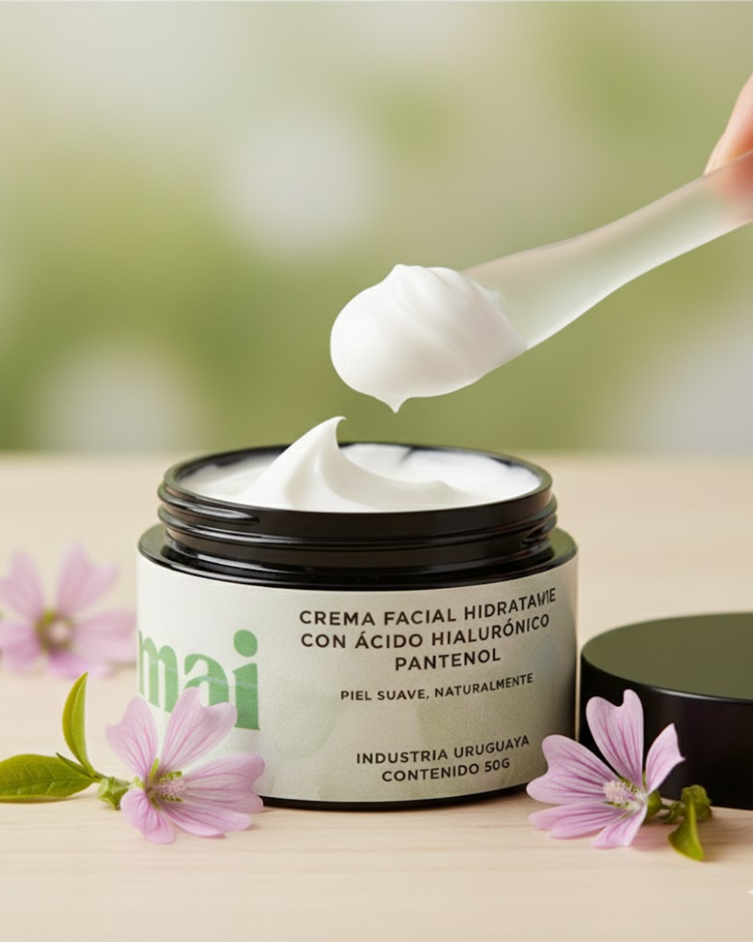 Crema Antiedad Ácido Hialurónico + Pantenol 50g | AmaiSkin Uruguay