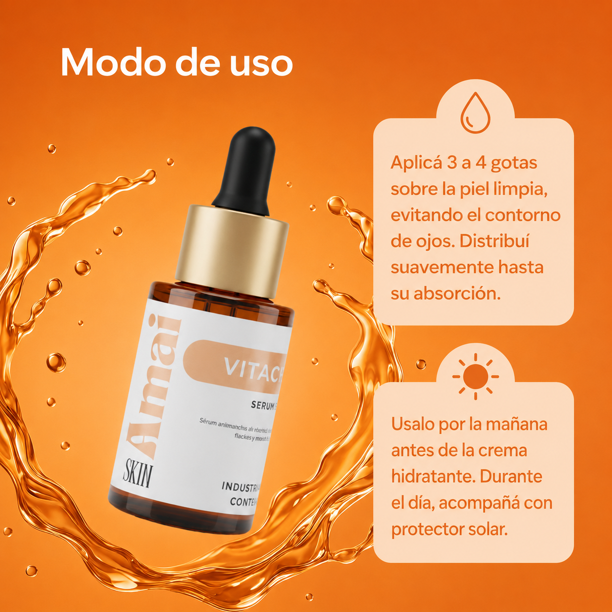 Serum Vitamina C Boots Colágeno 30ml | Antioxidante | AmaiSkin Uruguay