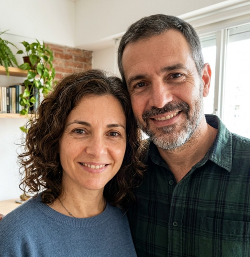 Raúl y Eva F.