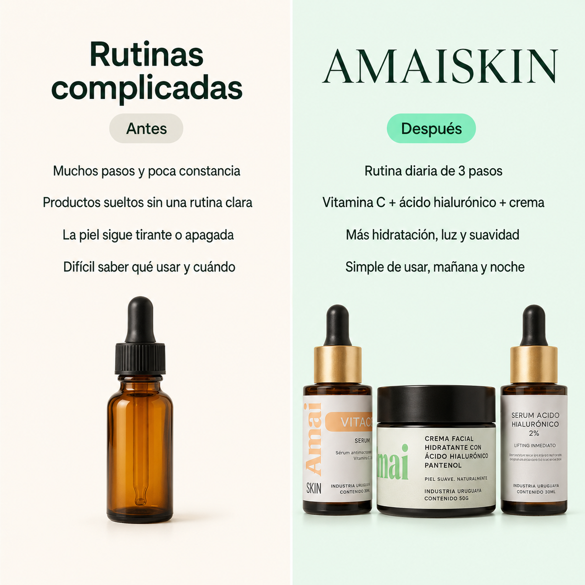 AmaiSkin™ | Relleno de arrugas, brillo, luminosidad y colágeno naturalmente