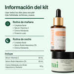 Kit Glow Radiante | Antiarrugas y Luminosidad | AmaiSkin Uruguay